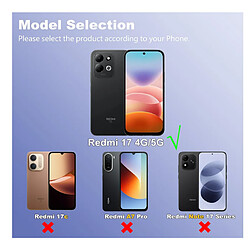 Acheter Htdmobiles Coque pour Xiaomi Redmi 17 4G / 5G - housse etui silicone gel fine + film ecran - TRANSPARENT TPU