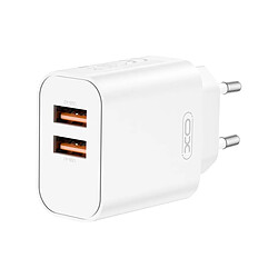 Acheter XO Chargeur Secteur Double Port USB-A 12W et Câble Micro-USB Universel Blanc