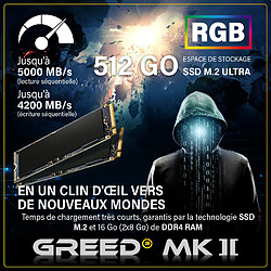 Avis GREED - MK2 Lite - PC Gamer / Ordinateur - 5700X - RTX 5060 - 32GB RAM - 512GO SSD
