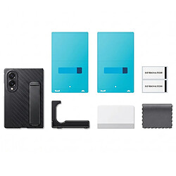 Samsung Coque pour Galaxy Z Fold 8 avec Protections d'Écran et Béquille Ajustable Noir pas cher
