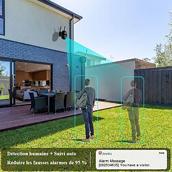 Acheter CTRONICS Double Pack Caméras WiFi Extérieures 2K 4MP - Vision Nocturne Couleur 30 m - IP66