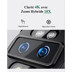 Acheter CTRONICS Caméra PTZ Extérieure 4MP - 180° - WiFi 2.4/5 GHz - Zoom Hybride - 256 Go - Noir