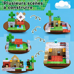 Acheter PORSILD FINESSTIQUE Bloc Magnetique 150Pcs Minecraft, Construction 3D, Jeu de Construction Magnétique,Jouets pour Garçons