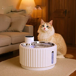 INF Fontaine à eau intelligente pour animaux - Distributeur d'eau automatique 2,8L avec charge pas cher