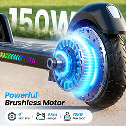 Acheter ISCOOTER K4 Trottinette Électrique Enfant Pliable avec Éclairage LED pour 6–12 Ans, Noir