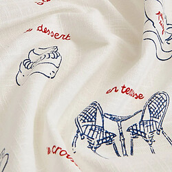 Avis Atmosphera Nappe Imprimée en Coton Fra 140x240cm Blanc
