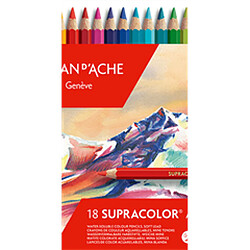 Avis Caran d'ache crayons de couleur Supracolor Soft - 18 couleurs
