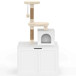 Avis Idmarket MAISON POUR CHAT+DOUBLE PORTES