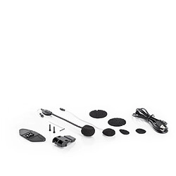 Midland BTX2 Pro S LR Solo - Intercom moto Bluetooth 8 pers. 1,6 km, radio FM pas cher