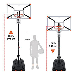 Avis Axi House Panier basket Premium réglable 230-305 cm