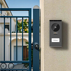 Link2home portier vidéo WiFi - Gris pas cher