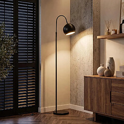 Avis ZMH Lampadaire arc H.160cm Lampadaire Vintage Lampadaire E27 avec interrupteur au pied pour salon Sans Ampoule