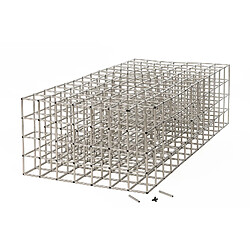 Avis Scaffolding furniture Table basse rectangulaire - Acier inoxydable 304 - Jaune - L