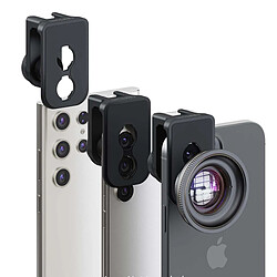ShiftCam Support Pince d'Objectif Photo pour Smartphone avec Système S.Mount Noir pas cher