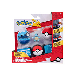 Ceinture Clip N Go Pokemon ? Figurine de Combat Carapuce 5 cm pas cher