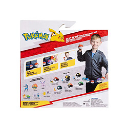 Acheter Ceinture Pikachu Clip N Go Pokemon - Figurine de Combat Pikachu de 5 cm