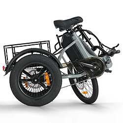 Avis Tricycle Électrique Cysum Ag1 Pro, Batterie 48v 20ah, Marche Arrière, Grand Panier, Gris