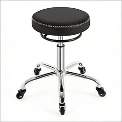 Acheter HOMAIRE Chaise de bureau noir en métal et PU de 49 × 49 × 58 cm