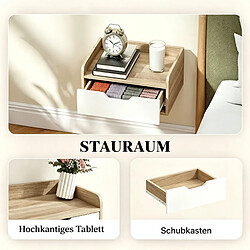 Acheter HOMAIRE Table de chevet naturel en panneau de particules