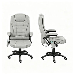 Avis HOMAIRE Chaise de bureau gris en Nylon et polyester de 72 × 72 × 120 cm