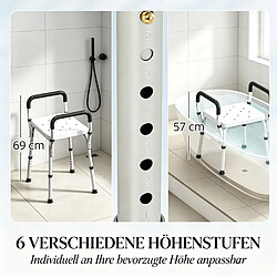 Acheter HOMAIRE Fauteuil blanc en aluminium et hdpe 52 x 45 x 69 cm