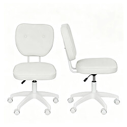 Acheter HOMAIRE Chaise de bureau blanc en Nylon et polyuréthane de 46 × 46 × 92 cm