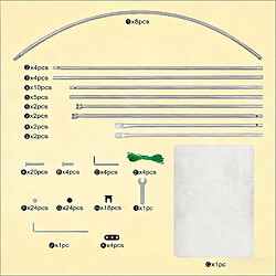 Acheter HOMAIRE Serre en blanc 200 x 300 x 190 cm