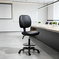 Avis HOMAIRE Chaise de bureau noir en Nylon et polyuréthane et PVC et acier de 46 × 46 × 137 cm
