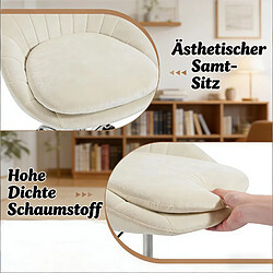 Acheter HOMAIRE Chaise de jardin en beige et beige 47,5 x 52 x 82 cm