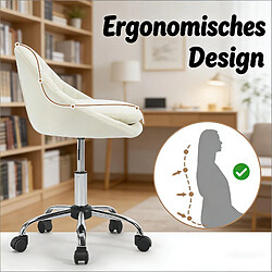 HOMAIRE Chaise de jardin en beige et beige 47,5 x 52 x 82 cm pas cher