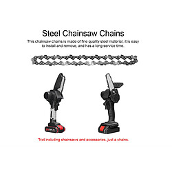 Avis INF Chaîne de tronçonneuse 10 pouces, 40 maillons d'entraînement 20 dents, pack de 5