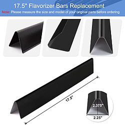 INF Pack de 5 plaques chauffantes pour barbecues Weber Genesis série 300 - Noir pas cher