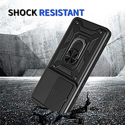 Acheter Htdmobiles Coque pour Motorola Moto G67 / G77 / G87 5G - housse etui rigide anti choc + verre trempe - NOIR