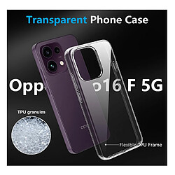 Avis Htdmobiles Coque pour Oppo Reno 16 F / 16 FS 5G - housse etui silicone gel fine + film ecran - TRANSPARENT TPU