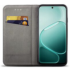 Avis Htdmobiles Housse etui portefeuille avec coque interieure en silicone pour Oppo A6 5G / A6x 4G / A6x 5G + film ecran - NOIR MAGNET