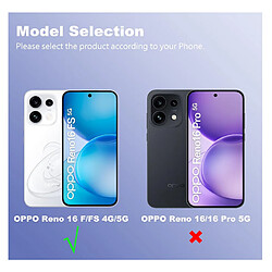 Acheter Htdmobiles Coque pour Oppo Reno 16 F / 16 FS 5G - housse etui silicone gel fine + film ecran - TRANSPARENT TPU