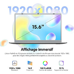 Acheter PC Portable VANWIN 15,6" FHD - Pentium Gold 6500Y - 16Go RAM/512Go SSD - Win 11 Pro