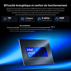 Acheter VANWIN PC Portable 15,6" FHD IPS - Intel Pentium Gold 6500Y - 512Go SSD - 16Go RAM - Win 11 Pro