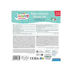 Avis Clementoni Clemmy Arc-en-Ciel - Set de 10 blocs souples arc-en-ciel - Licorne