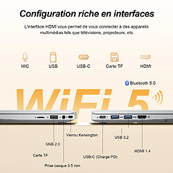 VANWIN PC Portable 15,6" FHD IPS - Intel Pentium Gold 6500Y - 512Go SSD - 16Go RAM - Win 11 Pro pas cher
