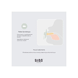 Avis BIBS Colour Symmetric T2 - Blush Vanilla - Sucettes silicone phosphorescentes (lot de 2)