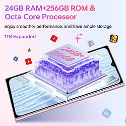 Smartphone OUKITEL C62 Pro écran 6,88" 24Go+256Go batterie 5150mAh Android15 pas cher