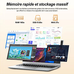 Avis VANWIN PC Portable 15,6" FHD IPS - Intel Pentium Gold 6500Y - 512Go SSD - 16Go RAM - Win 11 Pro