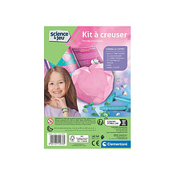 Avis Clementoni Science & Jeu - Coffret à creuser Pierres précieuses - 8+