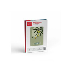 Acheter LIVOO DOM451OL - Balance de cuisine digitale 5 kg - Plateau en verre - Touches tactiles - Vert/Crème