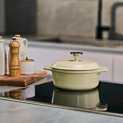 Acheter Cocotte Induction Fonte Émaillée 20 cm, Dutch Oven 1,9L, Sans PTFE et PFOA 30810 Victoria