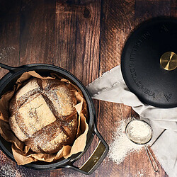 Avis Victoria Cocotte Induction Fonte Assaisonnée 30 cm, Dutch Oven 5,7L, Sans PTFE et PFOA 38458 Victori