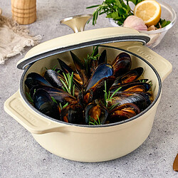 Avis Cocotte Induction Fonte Émaillée 20 cm, Dutch Oven 1,9L, Sans PTFE et PFOA 30810 Victoria