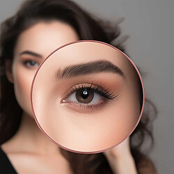 Acheter INF Miroir de Maquillage Grossissant 20x - Miroir de Vanité Portable Blanc à Ventouses