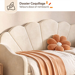 Idmarket LIT GIGOGNE AMANDA BEIGE pas cher